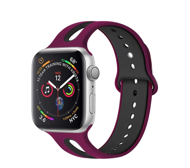 Ремінець силіконовий Greatcase 2 COLORS для APPLE WATCH 38 | 40 | 41 мм