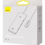 Перехідник HUB Baseus Lite Series 4-Port USB-A HUB Adapter (USB-A to USB 3.0*4) 25cm