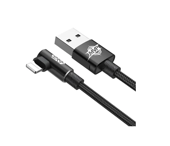 кабель Baseus MVP Elbow L-образне підкючення USB to Lightning 1.5A (2m) (CALMVP-A) - Image 2