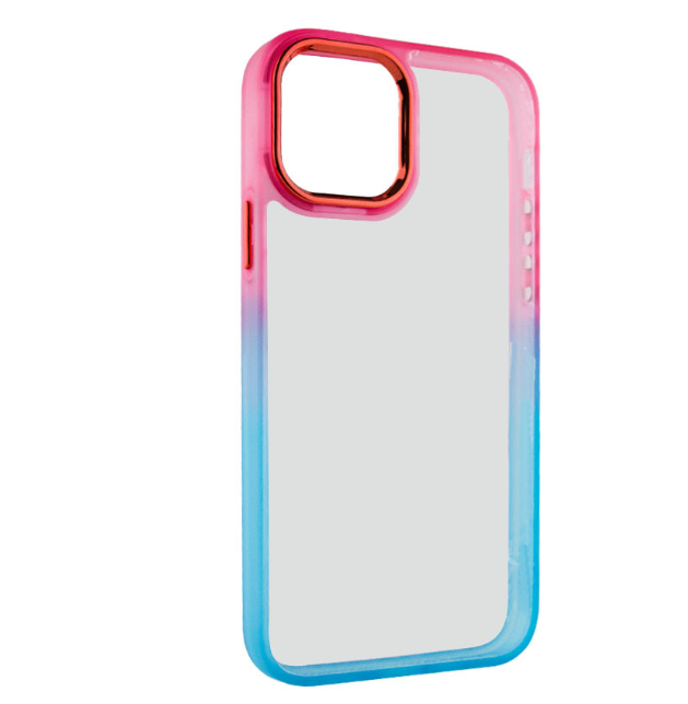 Чохол Fresh sip series для Apple iPhone 12 Pro / 12 (Бірюзовий / Рожевий) - Image 2