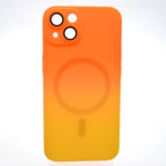 Чохол накладка з MagSafe Bright Case для Apple iPhone 13 Orange-Yellow