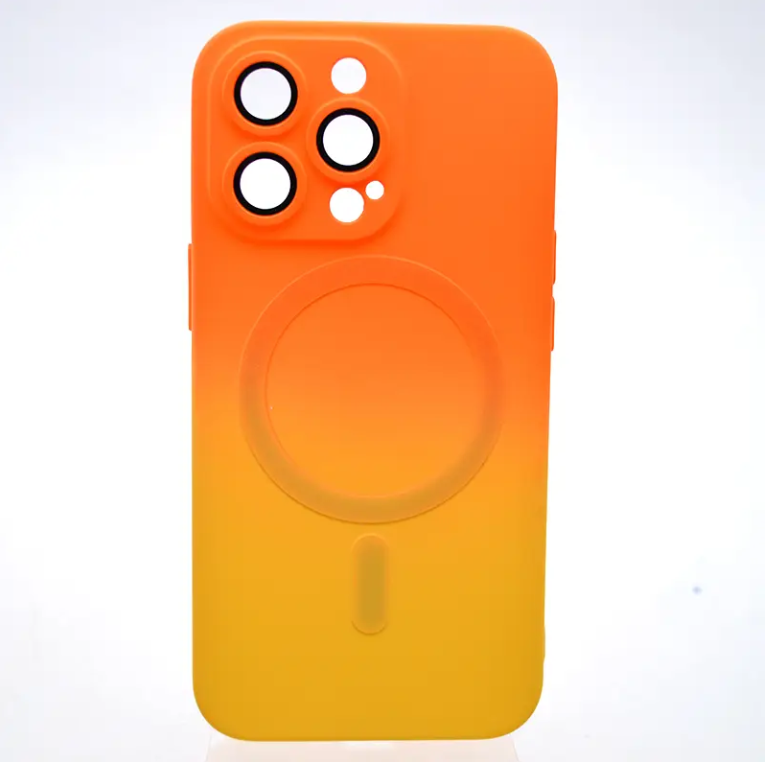 Чохол накладка з MagSafe Bright Case для Apple iPhone 13 Pro Orange-Yellow
