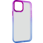 Чохол Fresh sip series для Apple iPhone 14 (6.1") (Синій / Фіолетовий)