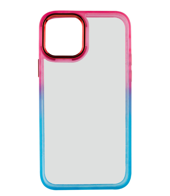 Чохол Fresh sip series для Apple iPhone 12 Pro / 12 (Бірюзовий / Рожевий)