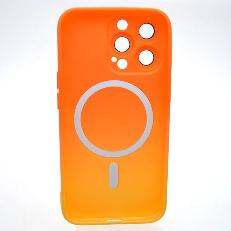 Чохол накладка з MagSafe Bright Case для Apple iPhone 13 Pro Orange-Yellow - Image 2