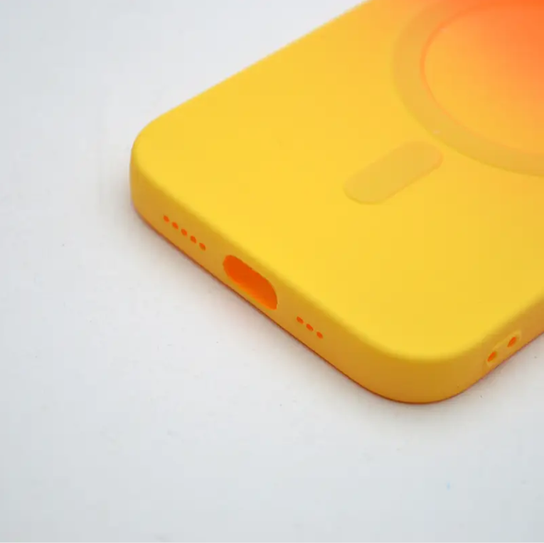 Чохол накладка з MagSafe Bright Case для Apple iPhone 13 Pro Orange-Yellow - Image 5